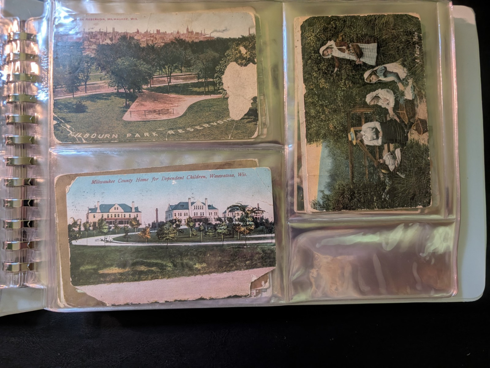 Early 1900s Postcard Collection – plastic sleeved in binder 100+