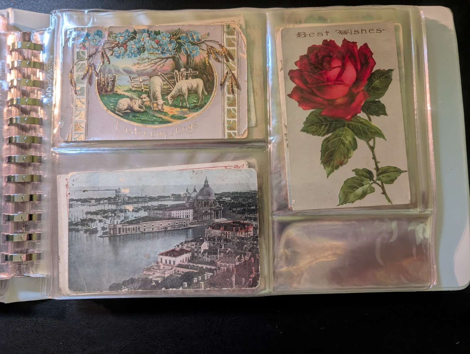 Early 1900s Postcard Collection – plastic sleeved in binder 100+