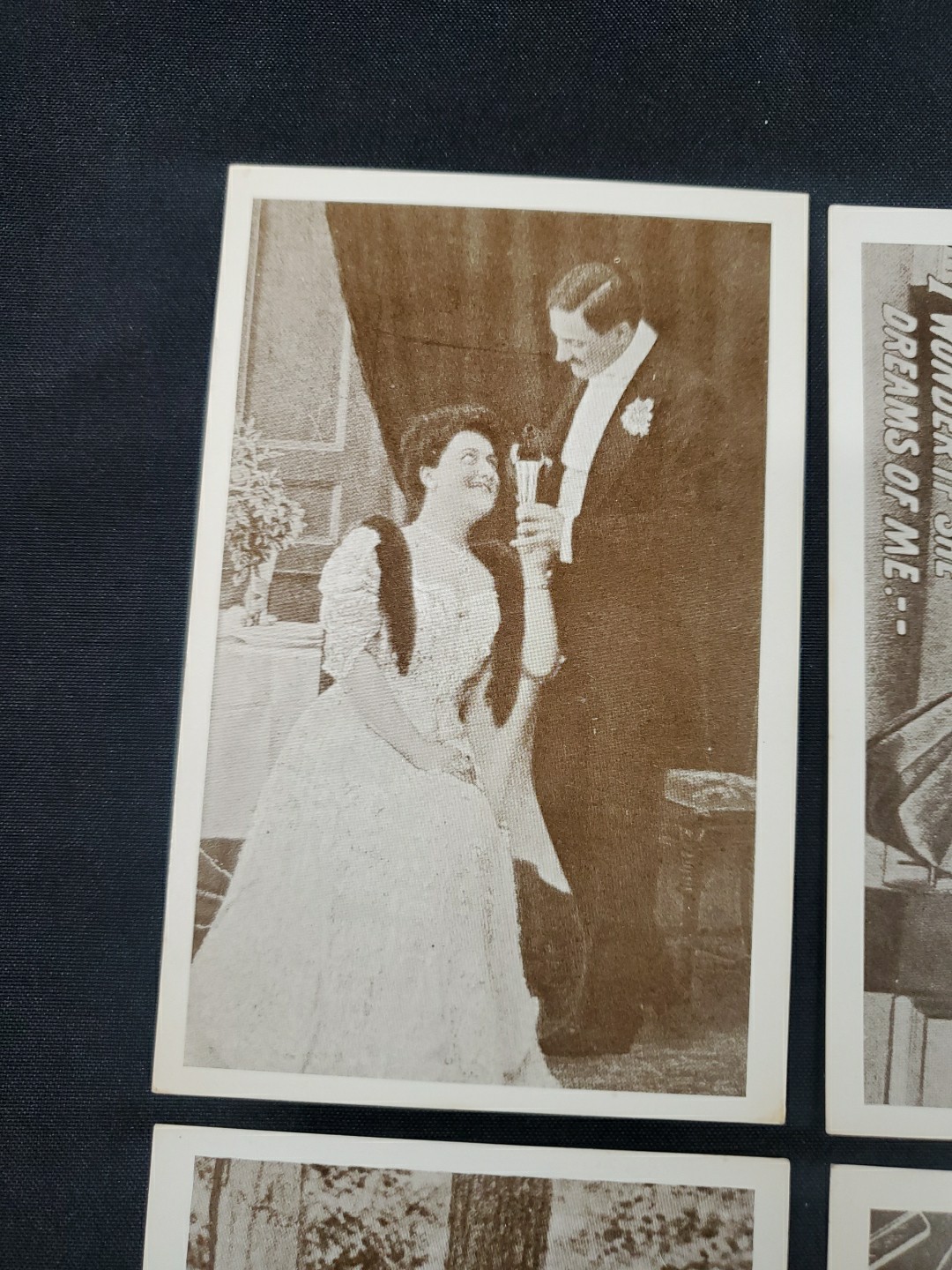 Popular Products Post Card Romantic Couple Date Kiss Unused Lot #4 See Pics