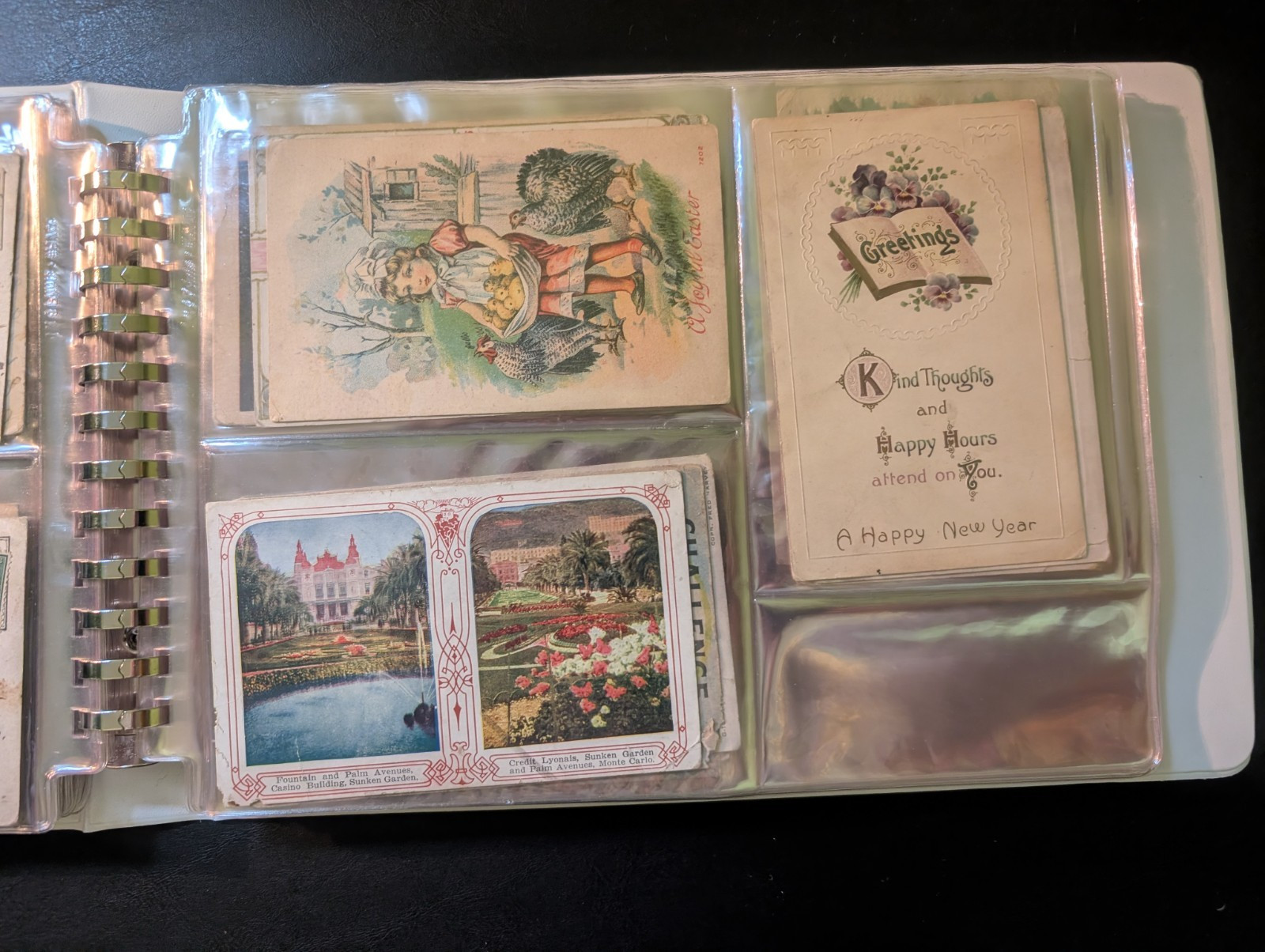 Early 1900s Postcard Collection – plastic sleeved in binder 100+