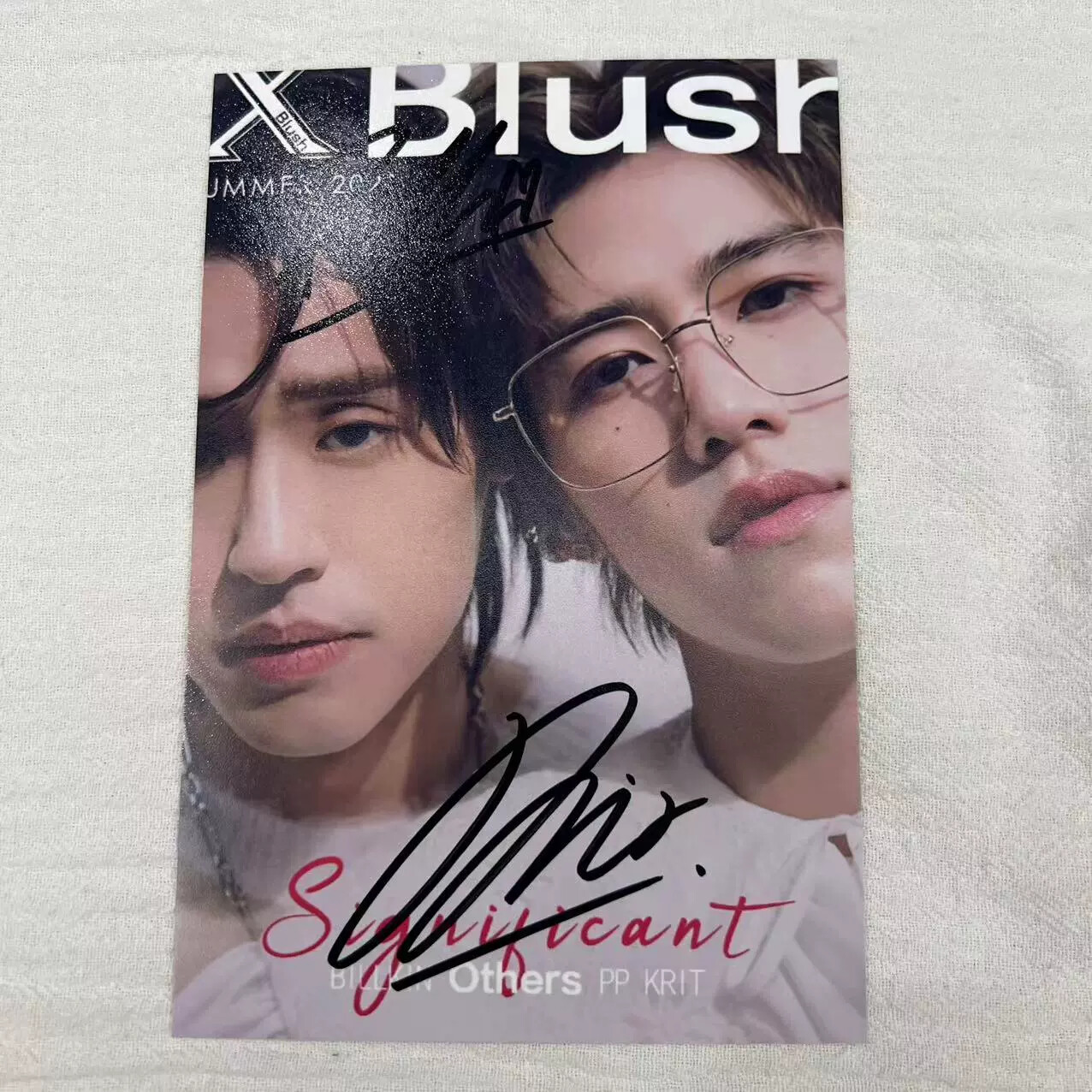 BKPP Billkin & PPkrit Autographed Photos Gifts Send Friends BKPP签名照 kinkrit亲签