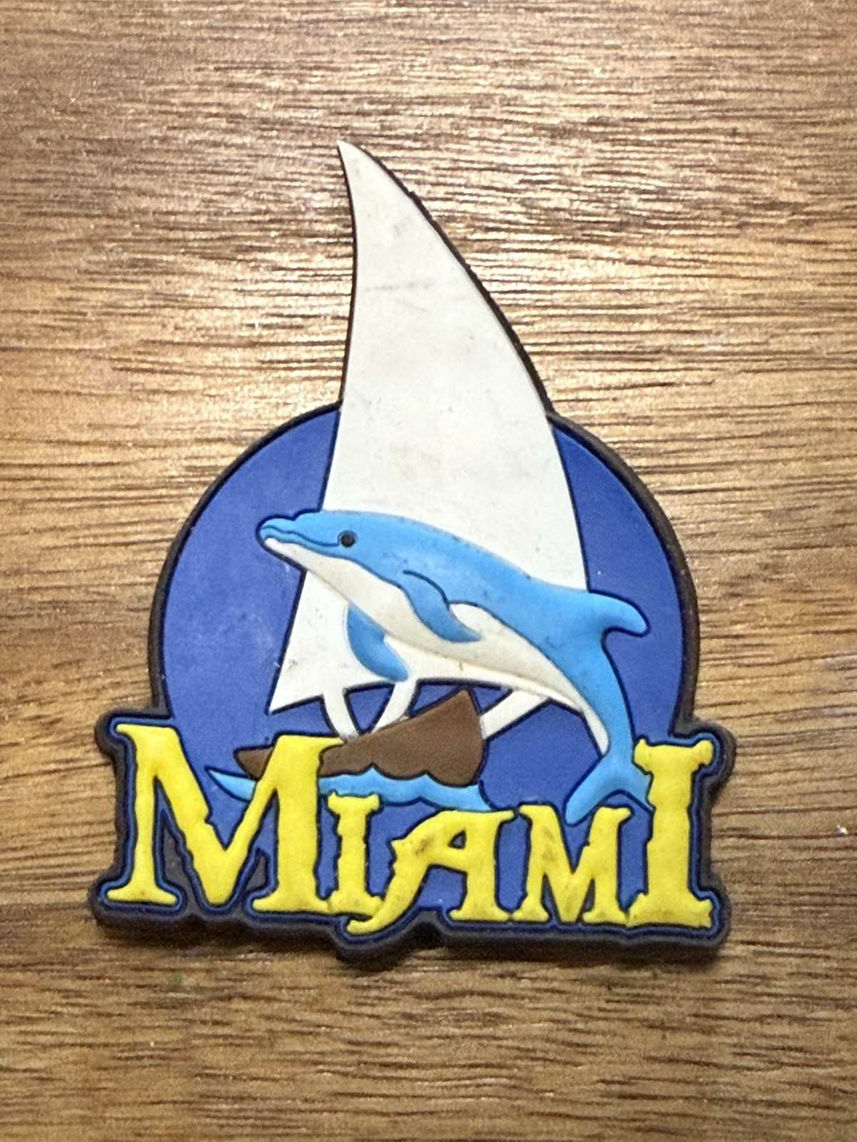 Miami FL Collectors Vintage Rubber Fridge Magnet
