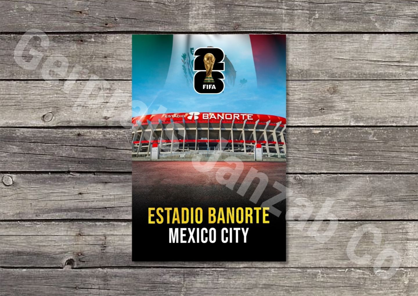 Set 16 Postcards World Cup2026 USA Mexico Canada FOOTBALL STADION STADIUM SOCCER