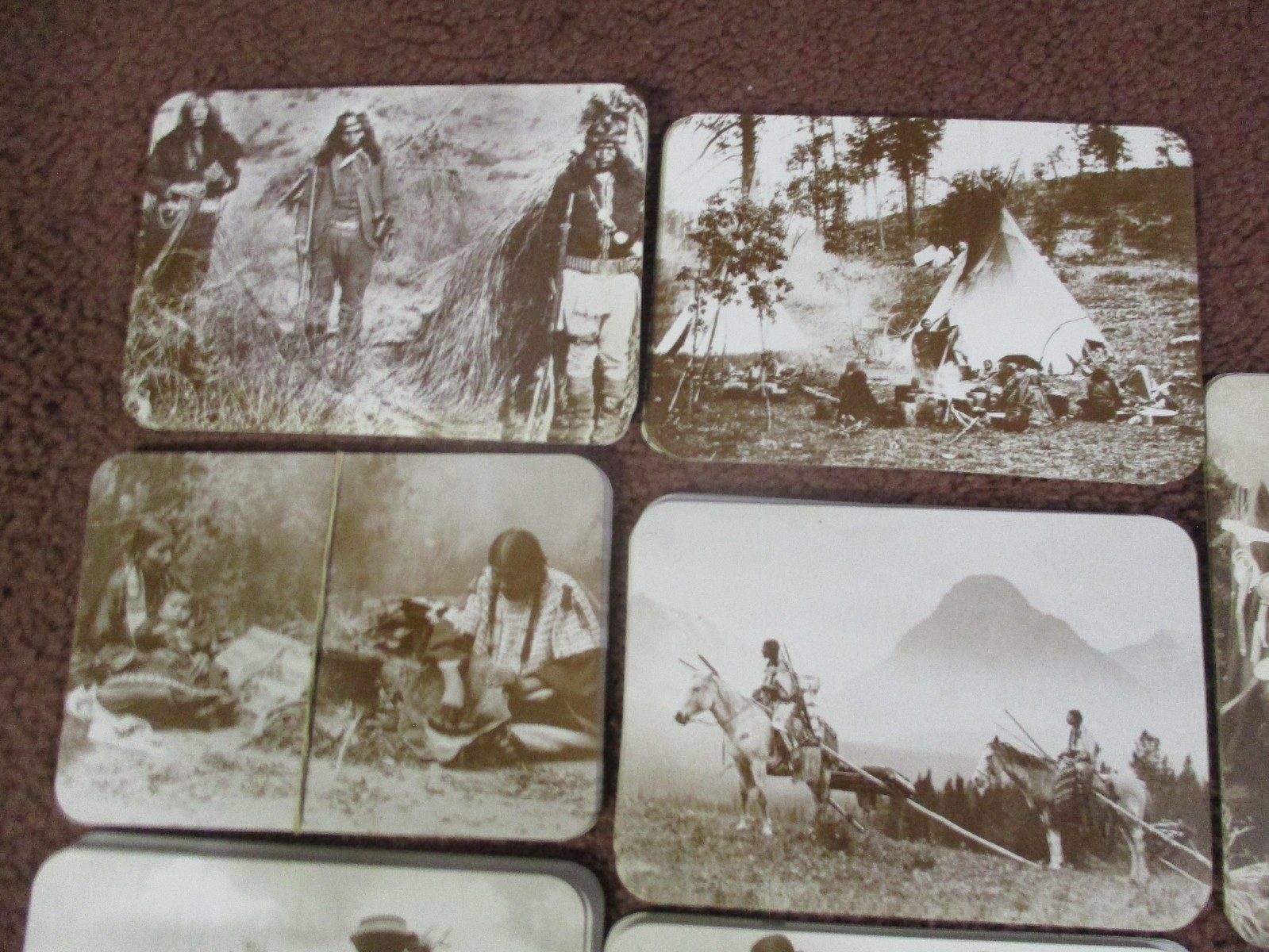 Old West Collection Series Postcard Lot of 32
