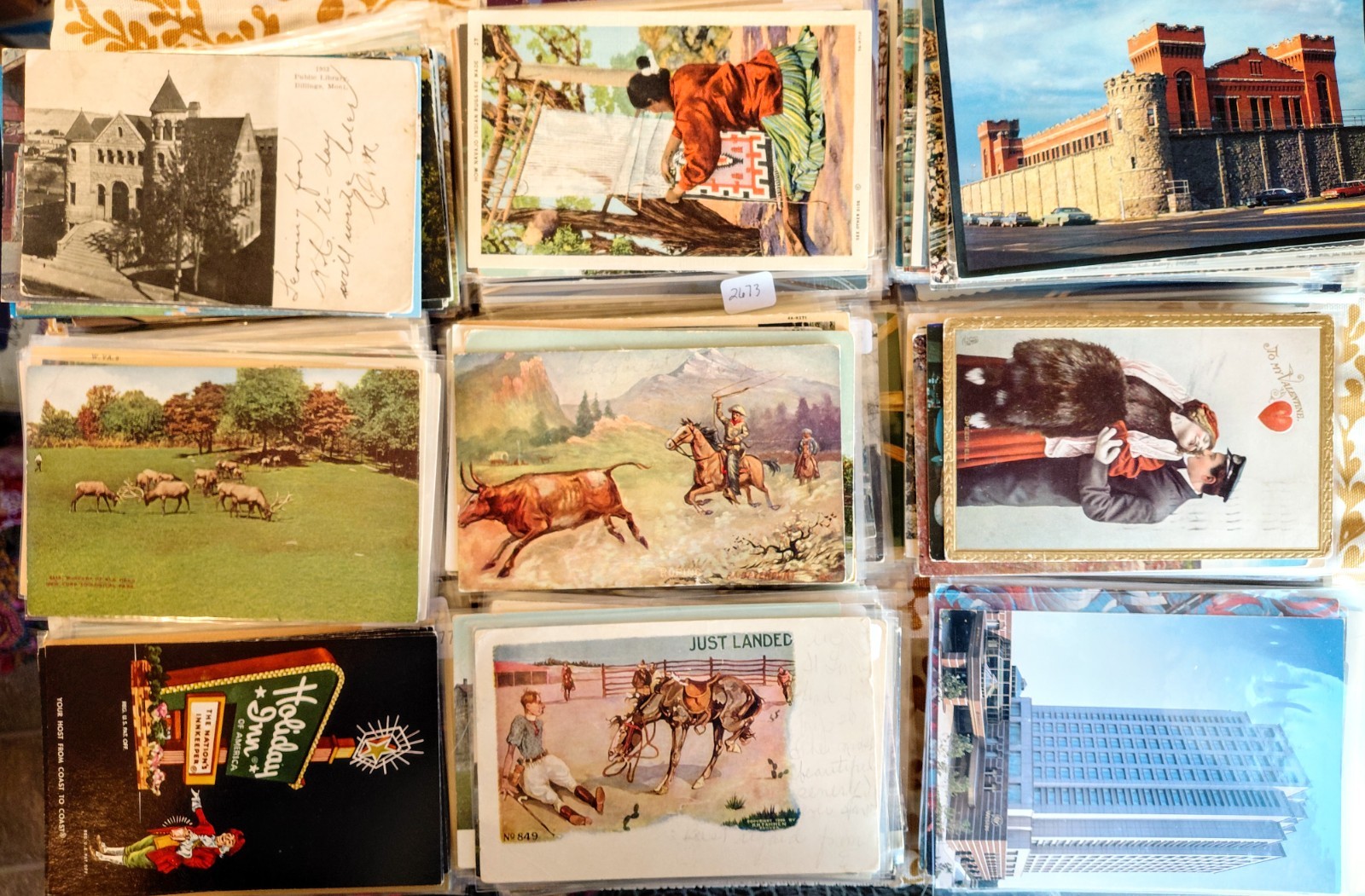 Random Lot 50+ Postcards RPPC DB WB Linen Dealer Stock