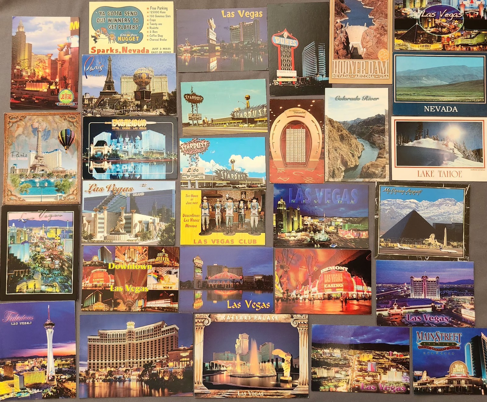 Lot of 29 NEVADA Postcard Wildlife Nature Cities Landmark 1970-2000’s Mix