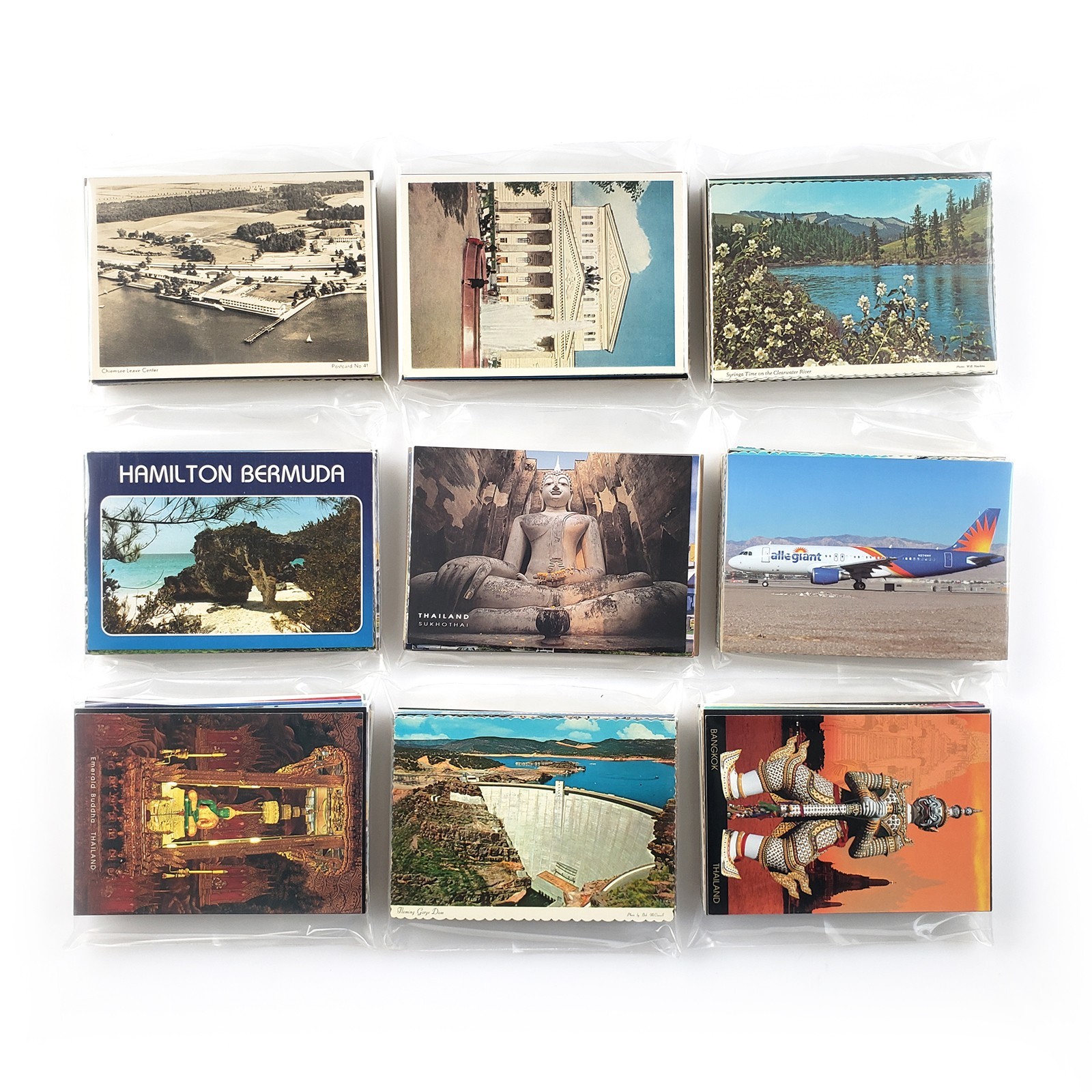 50 Vintage 4×6 Postcards Lot – Unused Unposted Mixed Assorted Old Travel Views