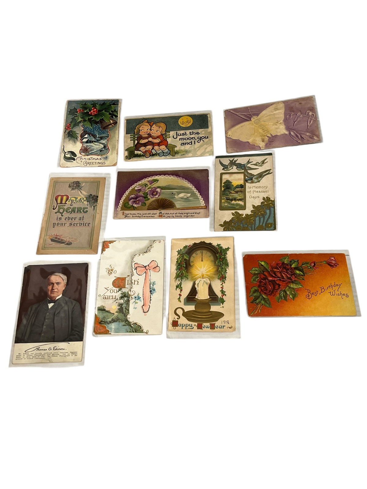 Antique Vintage Postcard Lot 1900’s On Up New Used Stamped Some Sleeved 190 Plus
