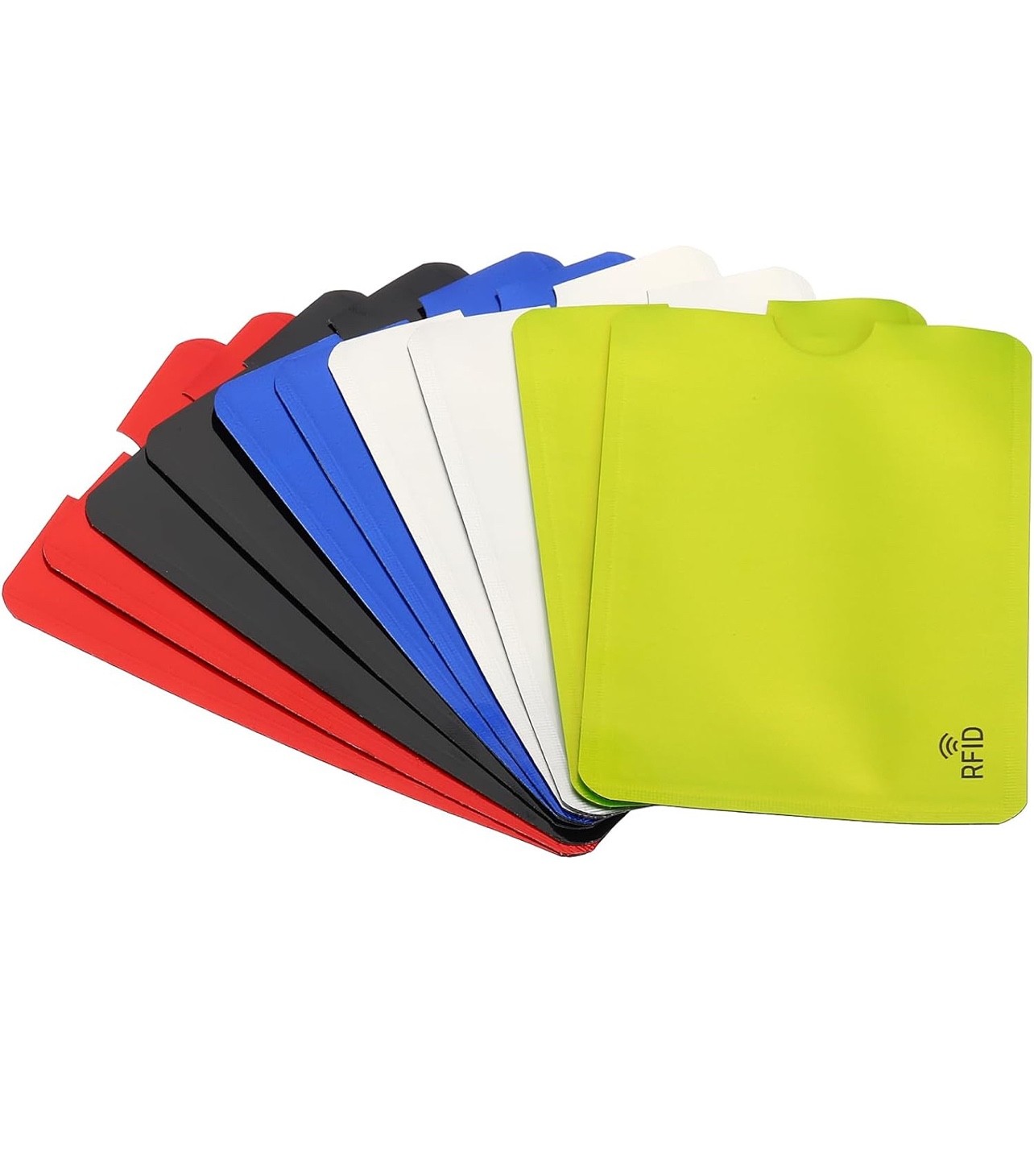 2 RFID Blocking Sleeves Credit Card Protector Holder Theft Protection Secure