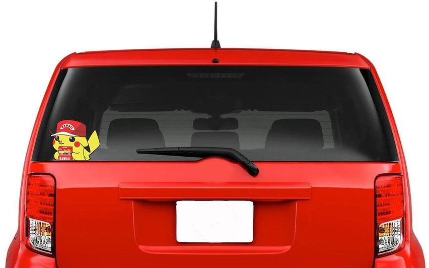 Pikachu POKEMON STICKER DECAL -Peeker Peeking Kawaii- 4 Different Sizes