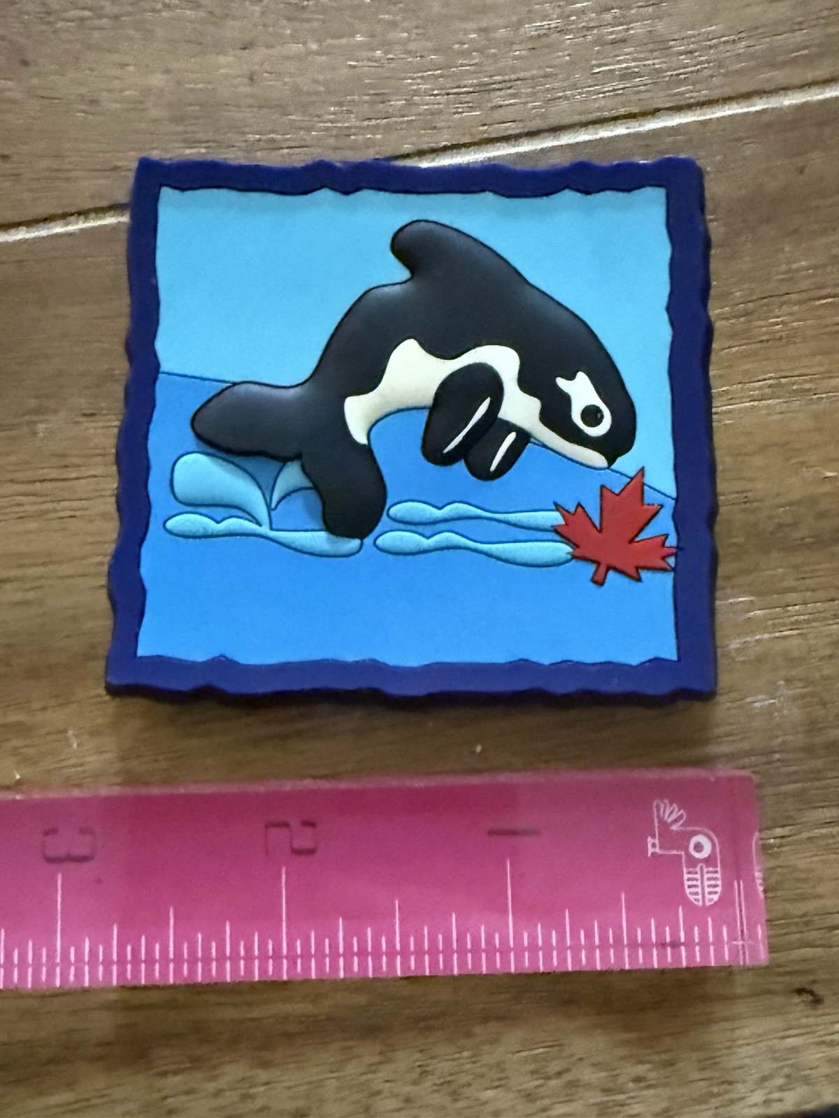 Orca Whale Canada Rubber Fridge Magnet