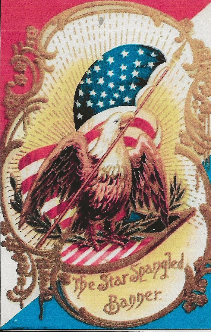 An “Eagle and Flag” Independance Day Postcard – 03