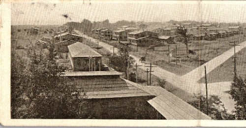 C.1917 ROCKFORD, IL ILLINOIS CAMP GRANT HOSPITAL UNIT QUADRUPLE Postcard Q16
