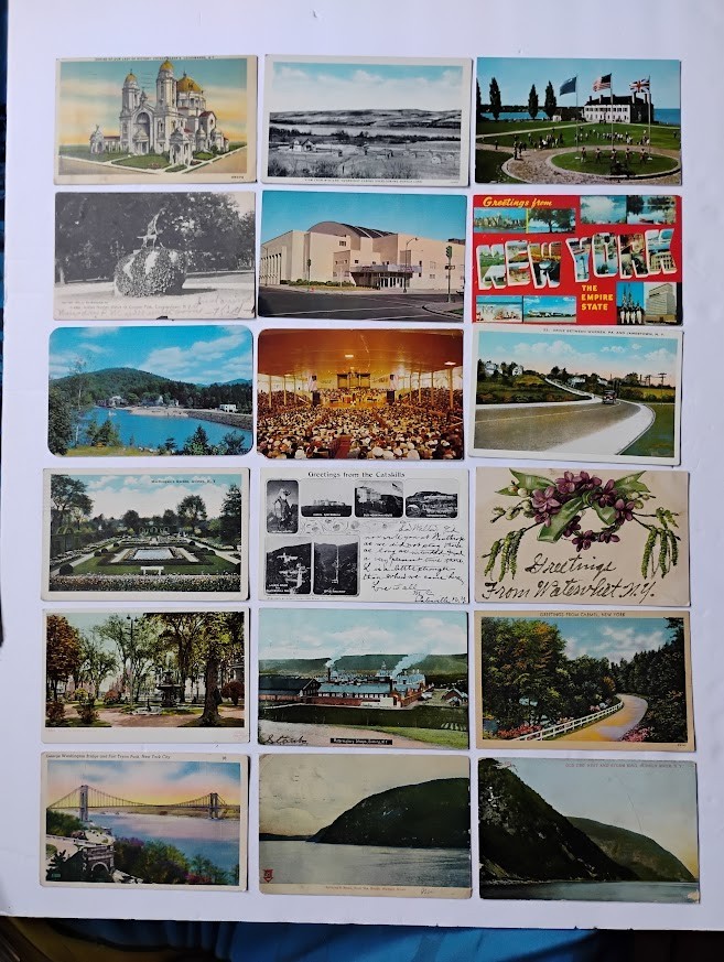 Vintage Lot of 120 New York City NYC Postcards
