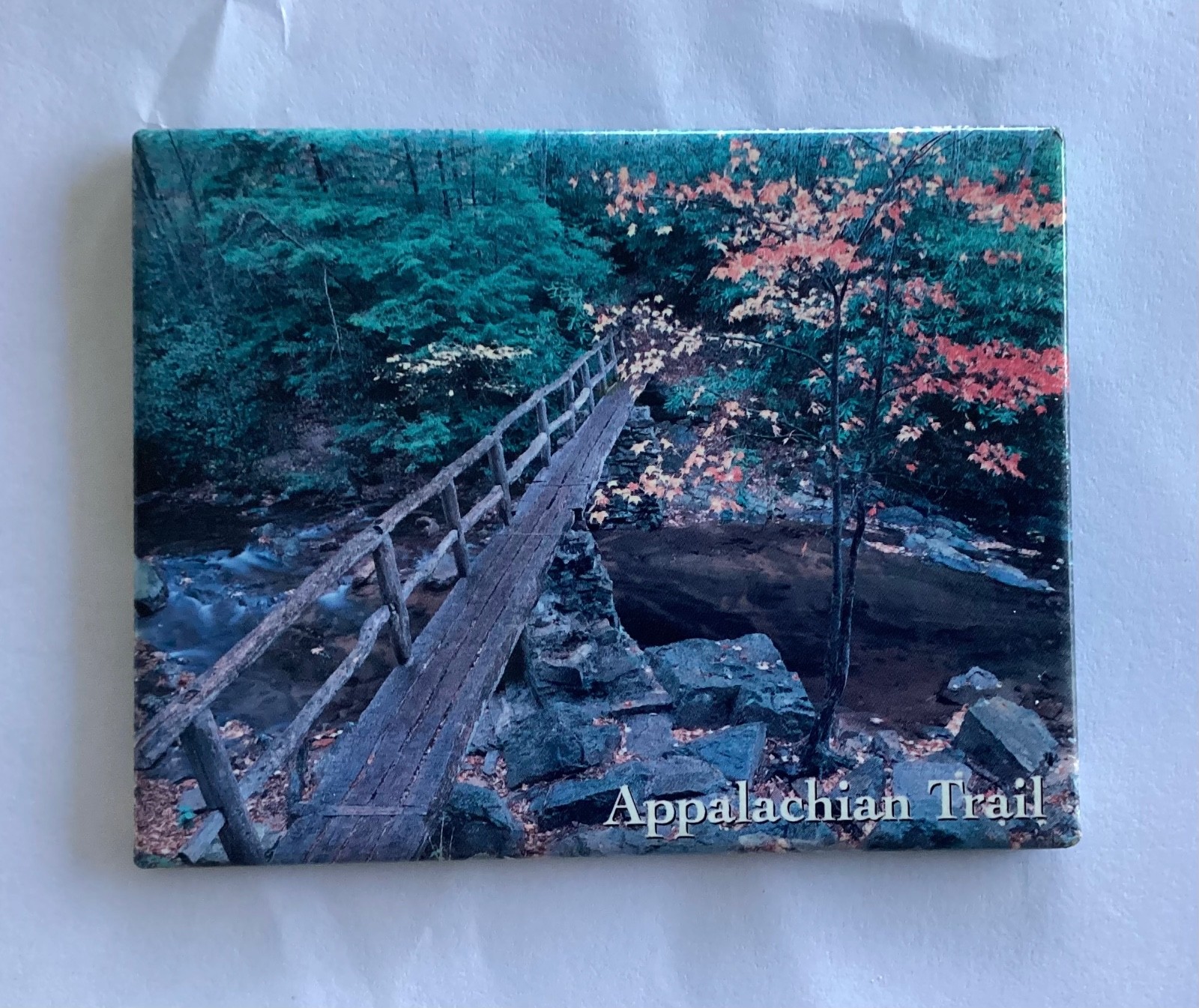Appalachian Trail Footbridge Creek Fridge Magnet HK4