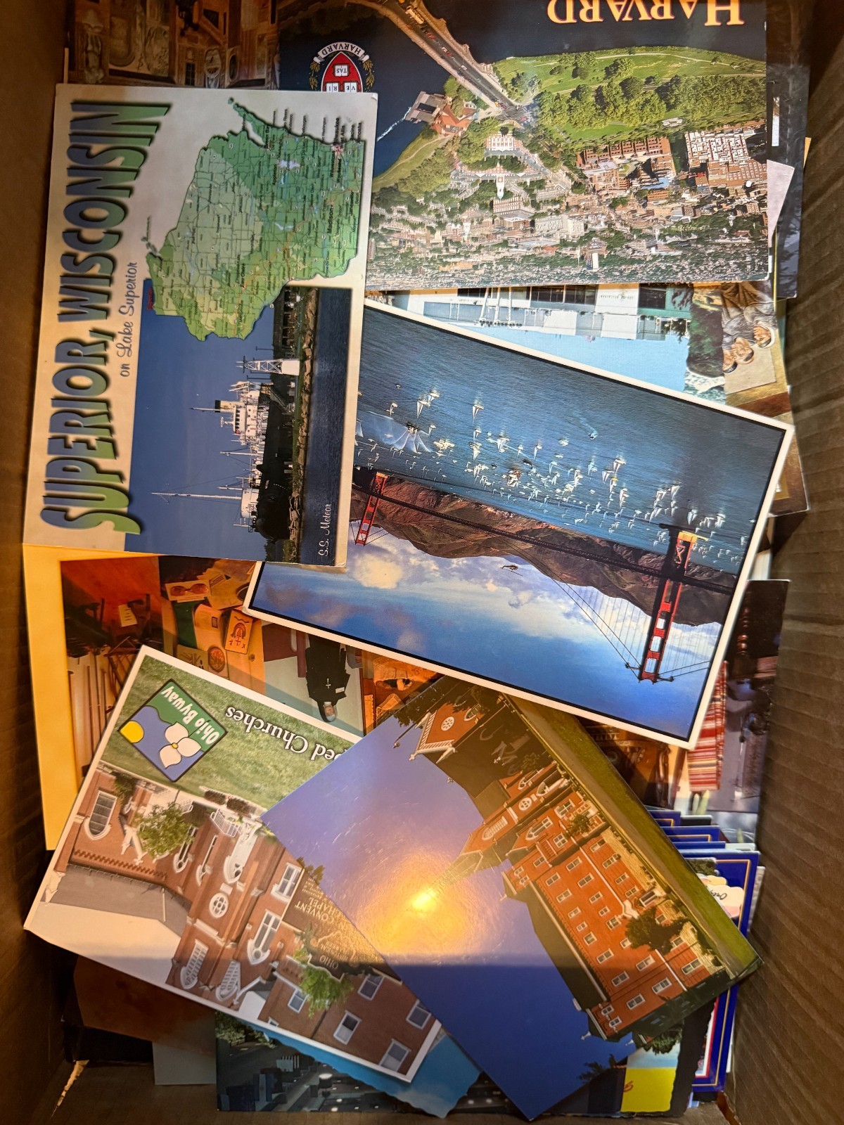 1100 Vintage Continental Postcards Lot Mixed States Countries Topics 6×4