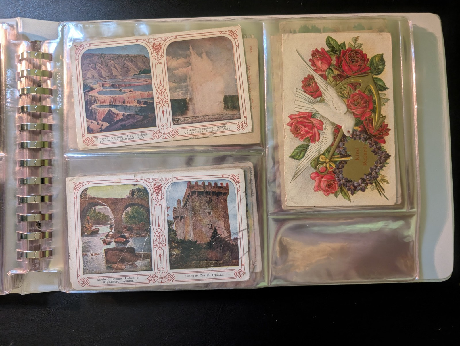 Early 1900s Postcard Collection – plastic sleeved in binder 100+