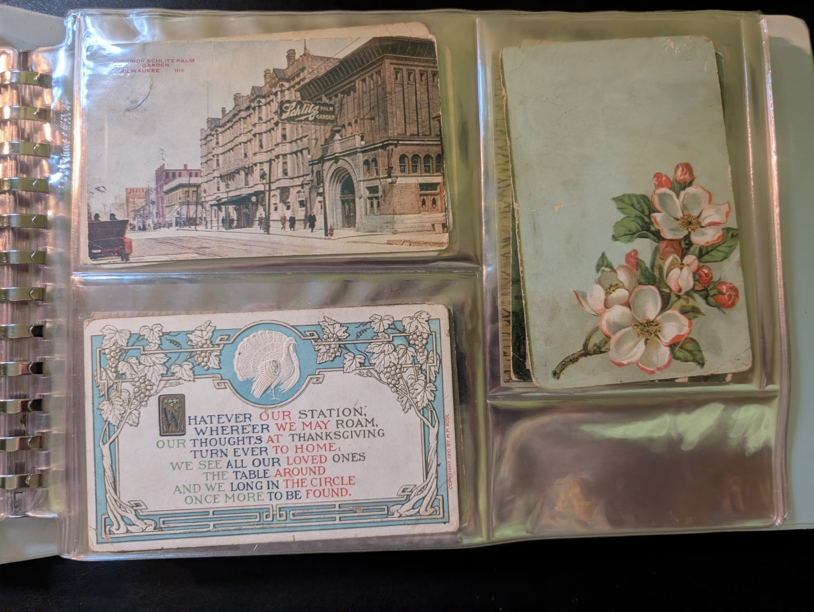 Early 1900s Postcard Collection – plastic sleeved in binder 100+