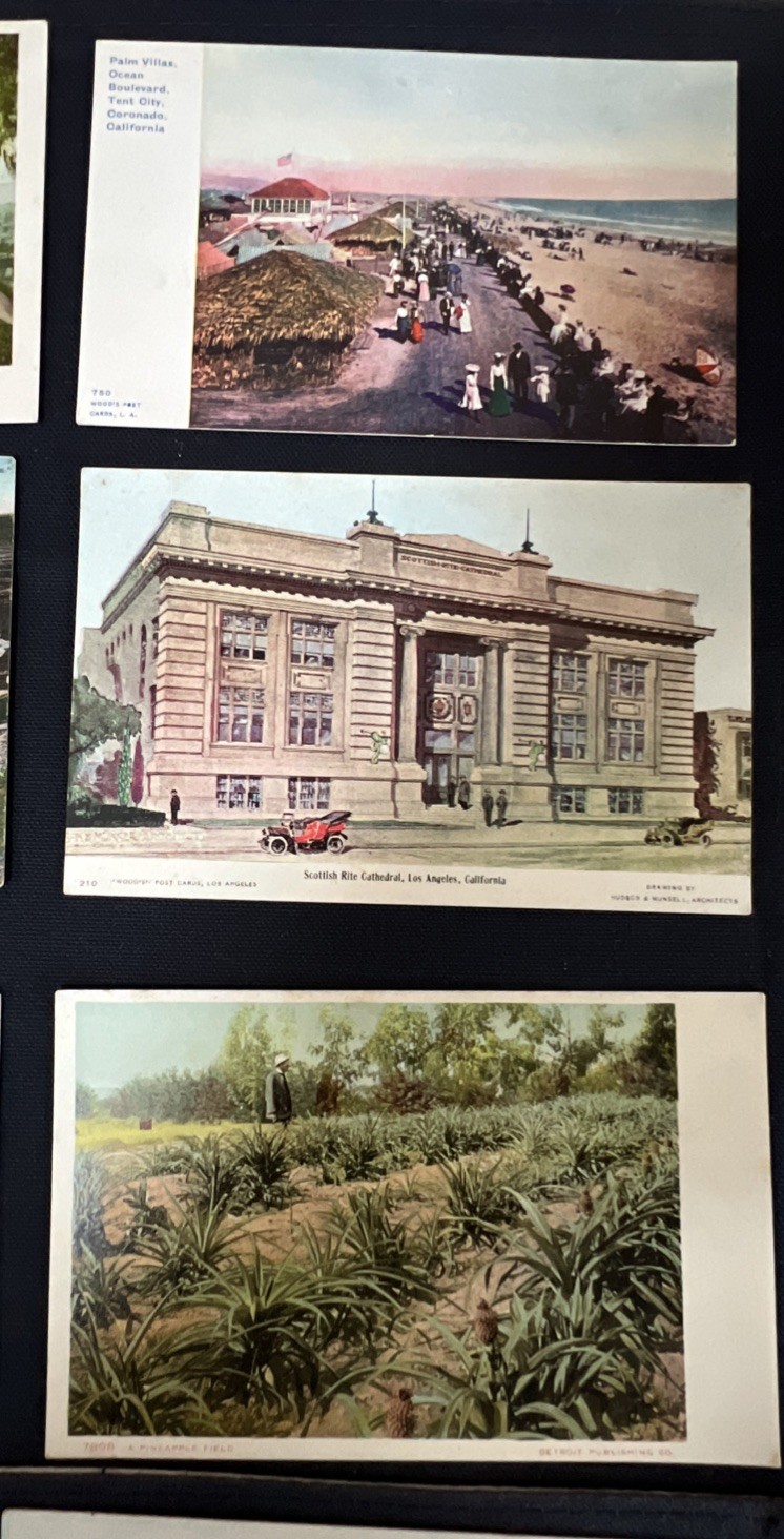 Lot of 15 Early California Postcards San Juan Capistrano Mission Riverside HS ++