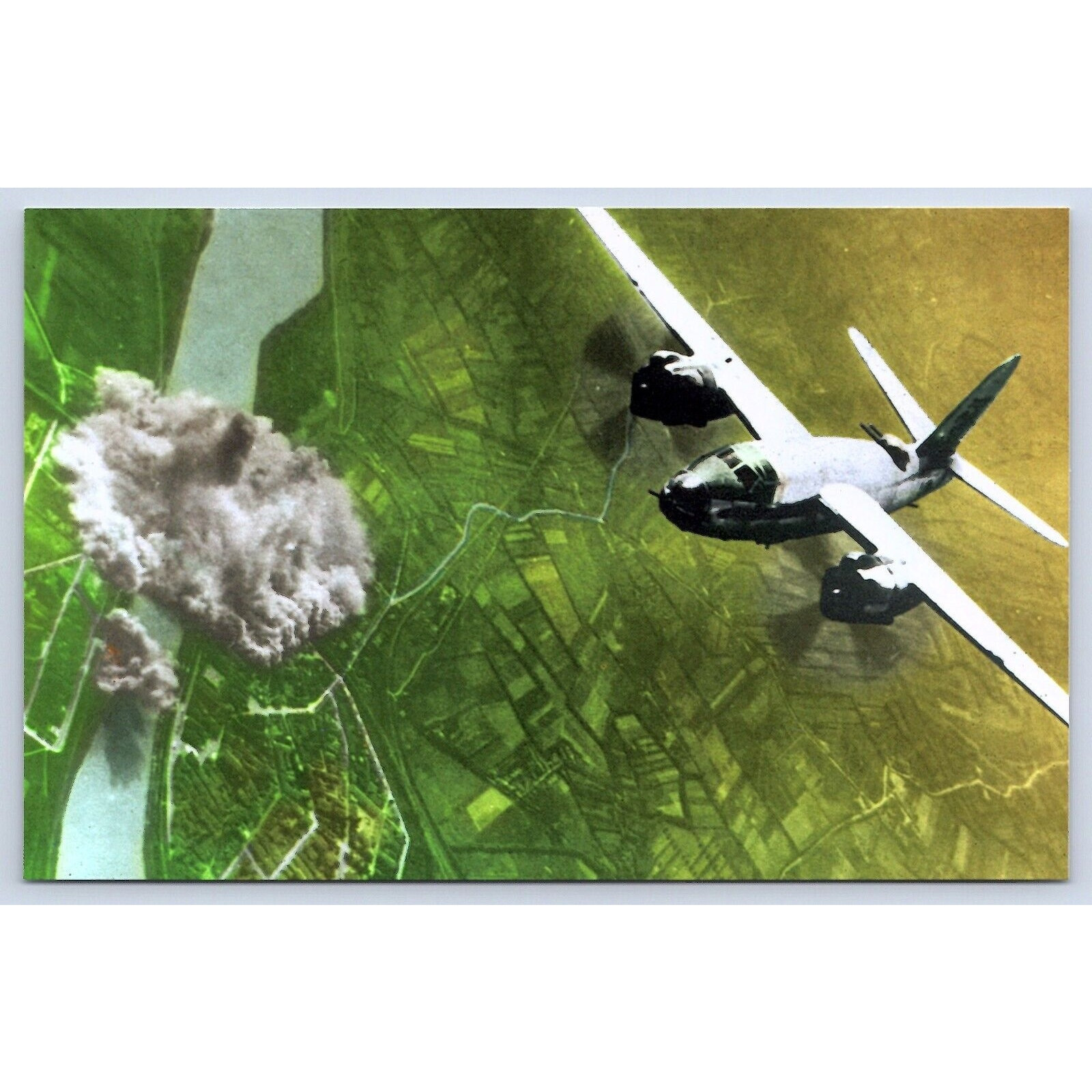 Lot/20 Military Airplane Sleeved Postcards WWII to 1980s jets turboprops 01191