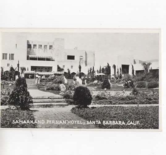 Samarkand Persian Hotel Santa Barbara California 1915 postcard