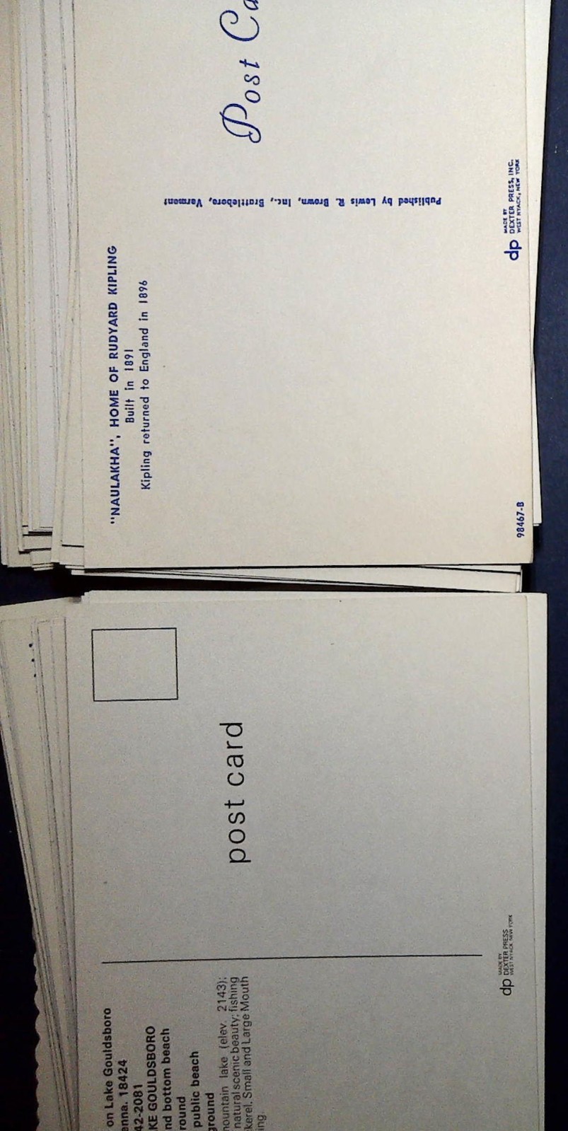 Vintage Postcard Lot of Over 1000 4×6 Postcards Mostly Unposted USA 1960s &70s