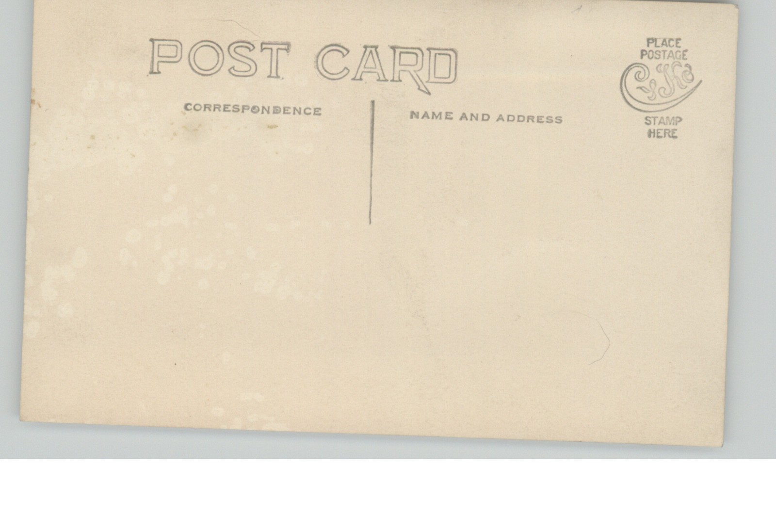 Antique c1905-1915 RPPC Baby Creepy Doll Portrait Child Edwardian Photo Postcard