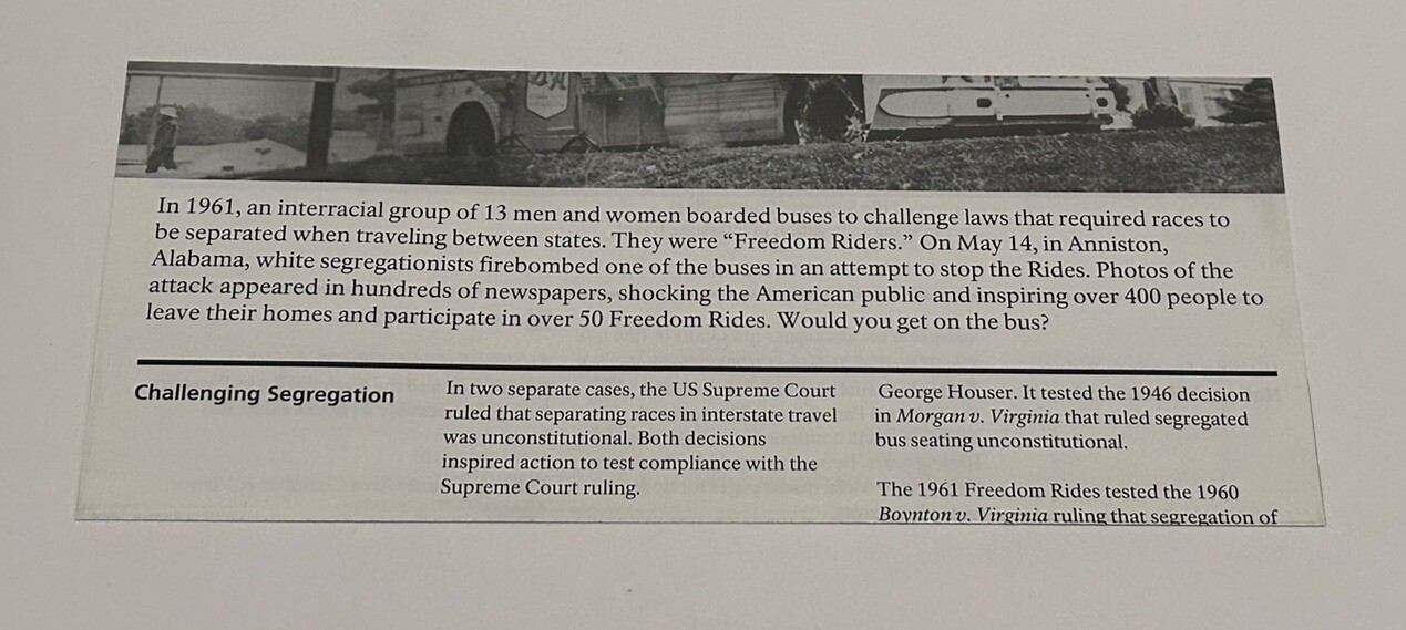 Freedom Riders National Monument Park Unigrid Brochure Map NEWEST VERSION AL