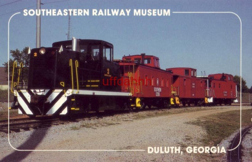 SOUTHEASTERN RAILWAY MUSEUM’S LOCOMOTIVE No. 2 a GE Center Cab Unit, DULUTH, GA