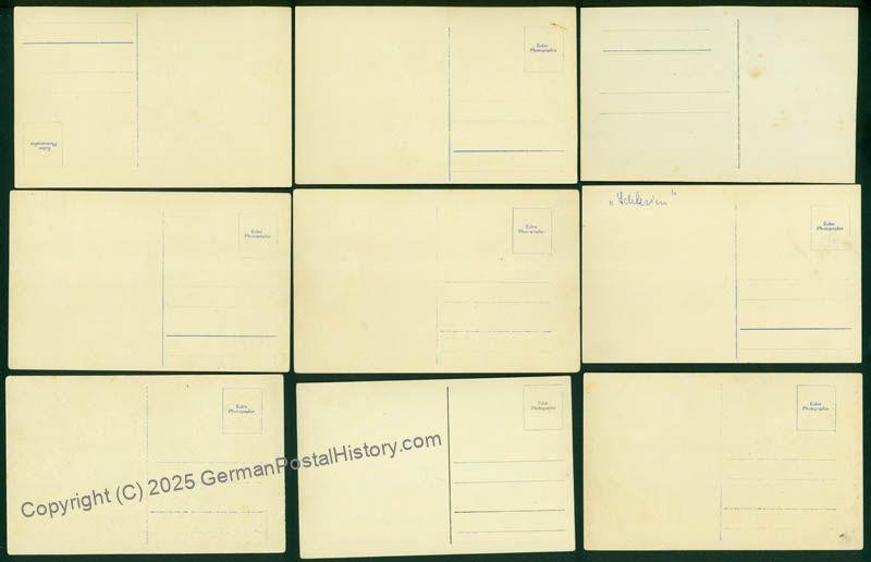 Germany WWI SMS Hannover 9 RPPC Lot Group 46467