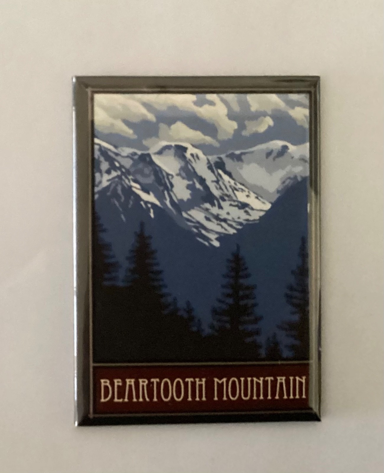 Beartooth Mountains Montana Fridge Magnet HK4