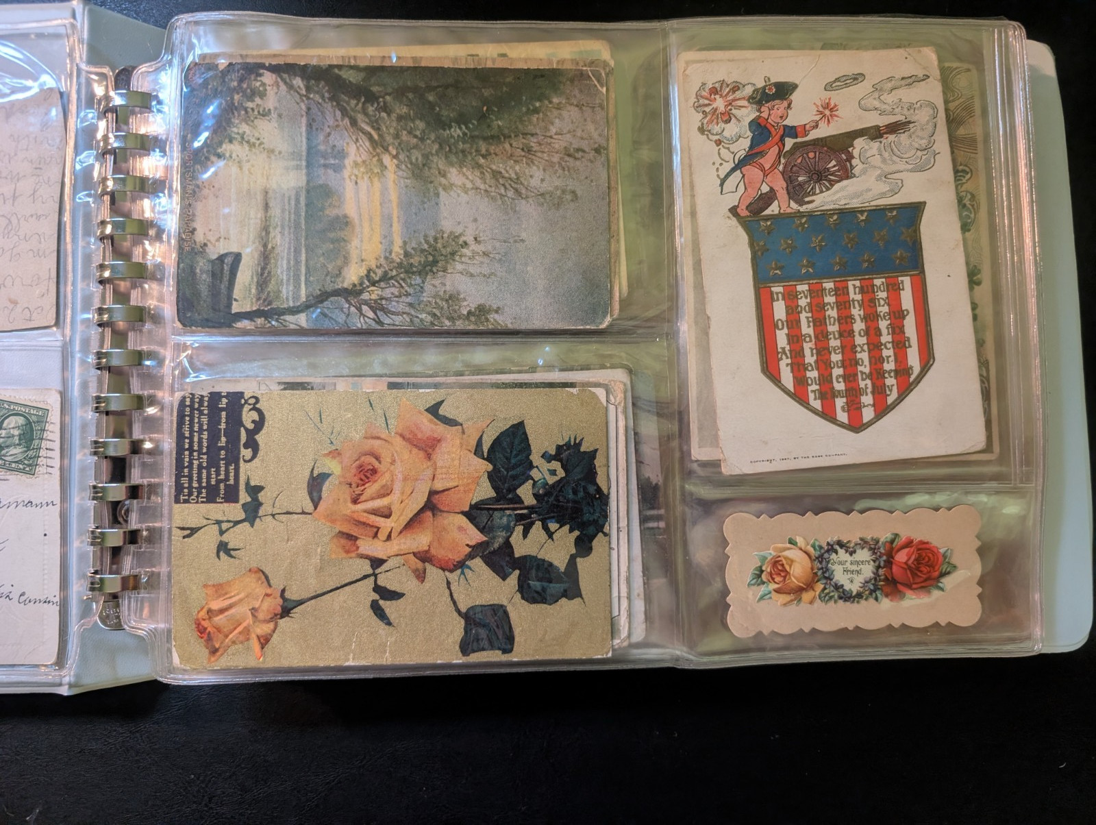 Early 1900s Postcard Collection – plastic sleeved in binder 100+