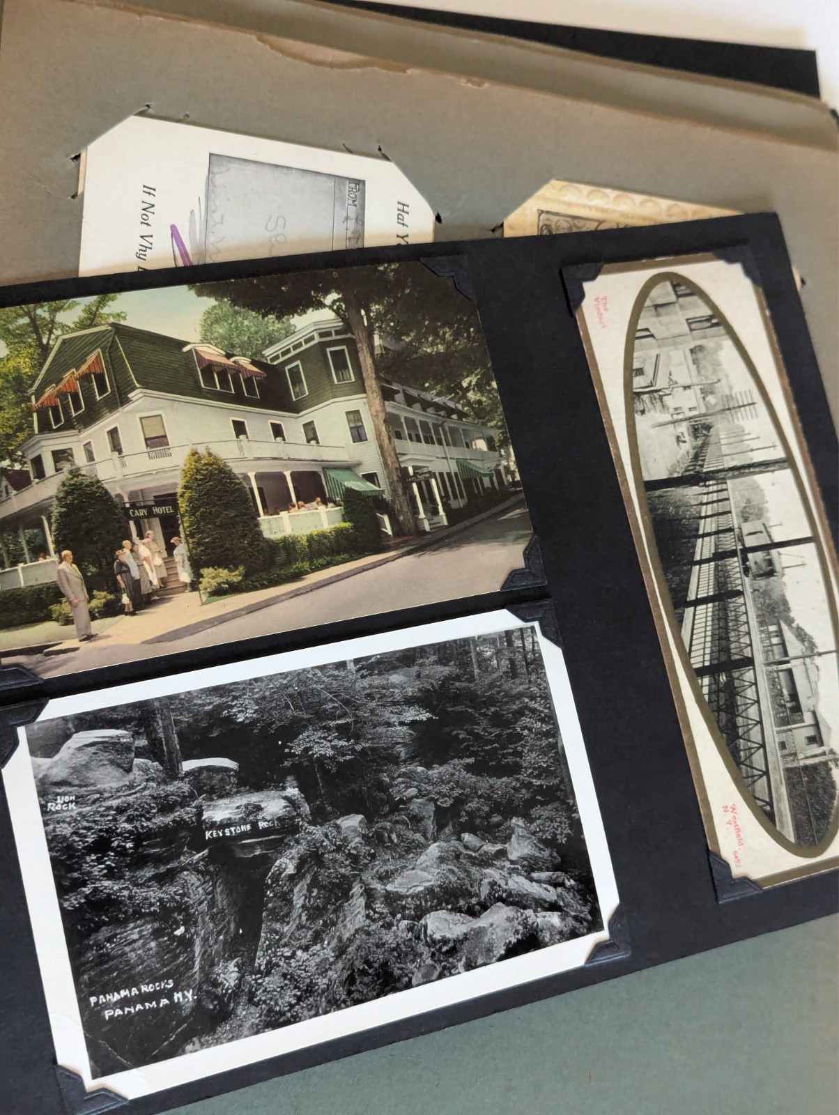 Antique Post Card Lot Book – Some Mailed – See Video – Many Pictures