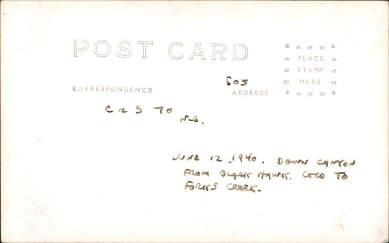 Otto C. Perry Denver, Colorado CO Steam Engine Train Original Vintage RPPC