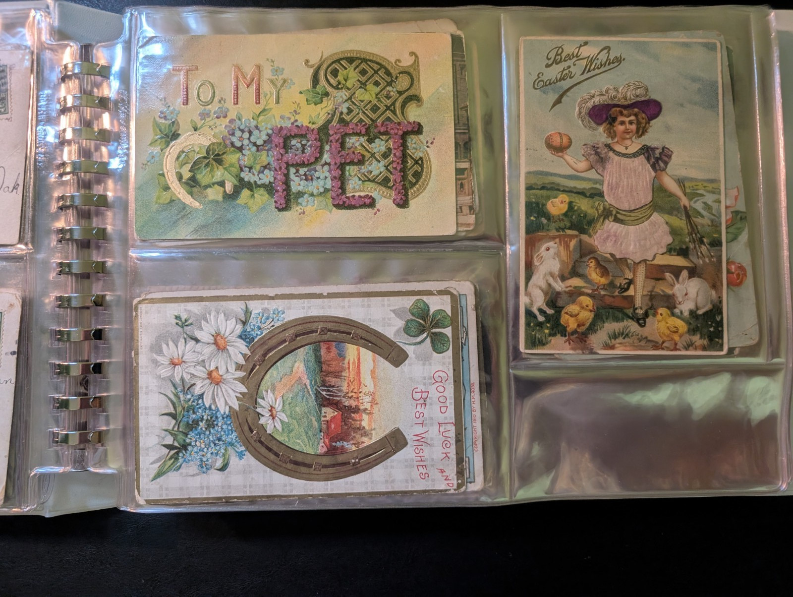 Early 1900s Postcard Collection – plastic sleeved in binder 100+
