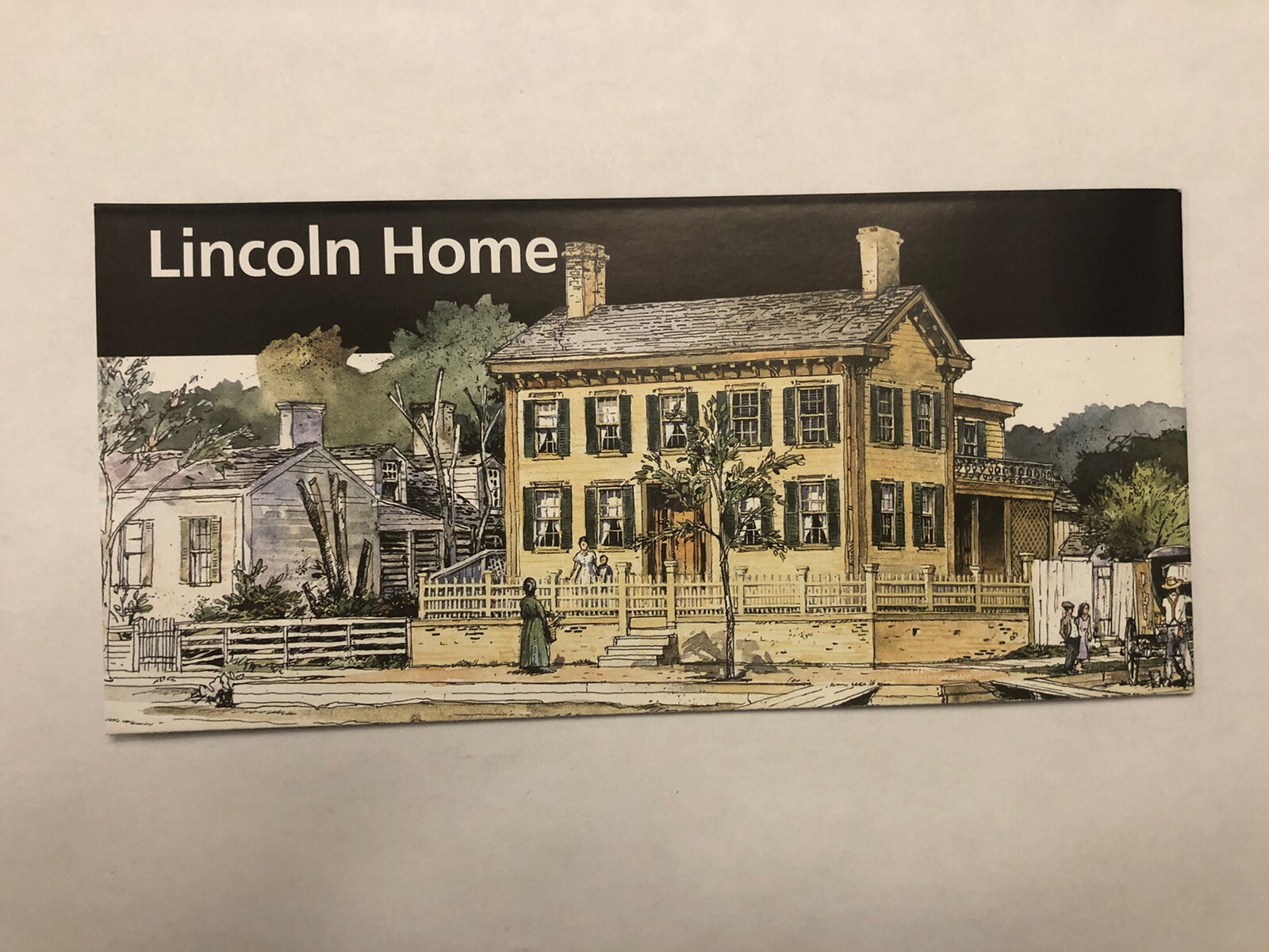 Lincoln Home National Historic Site Park Unigrid Brochure Map Newest Version IL