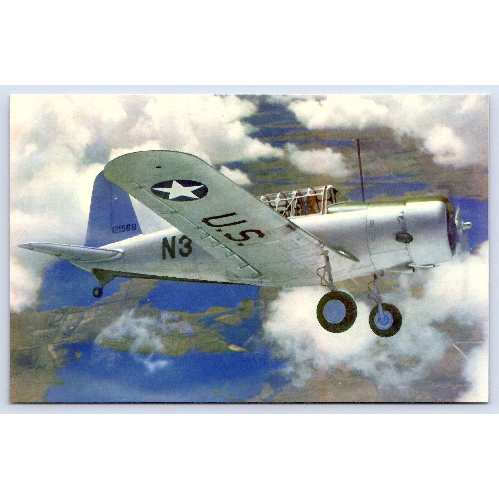 Lot/20 Military Airplane Sleeved Postcards WWII to 1980s jets turboprops 01191