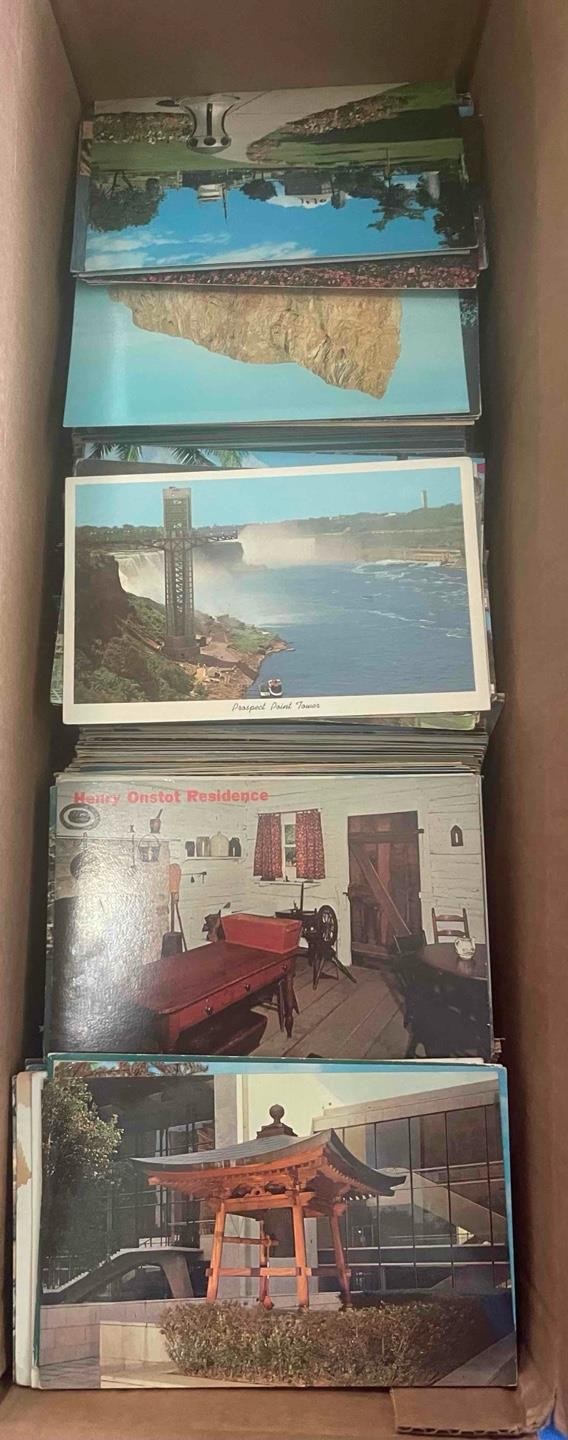 250 PC+ RANDOM LOT USA POSTCARDS 2 POUNDS CHROMES LINENS READ DESCRIPTION!!