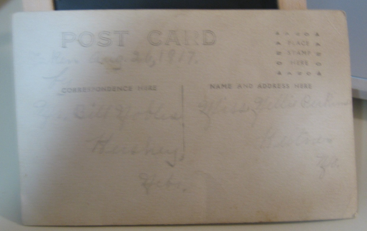 ANTIQUE RPPC REAL PHOTO POSTCARD UNPOSTED SCRAPBOOKING CRAFTS GREAT AMERICANA !!