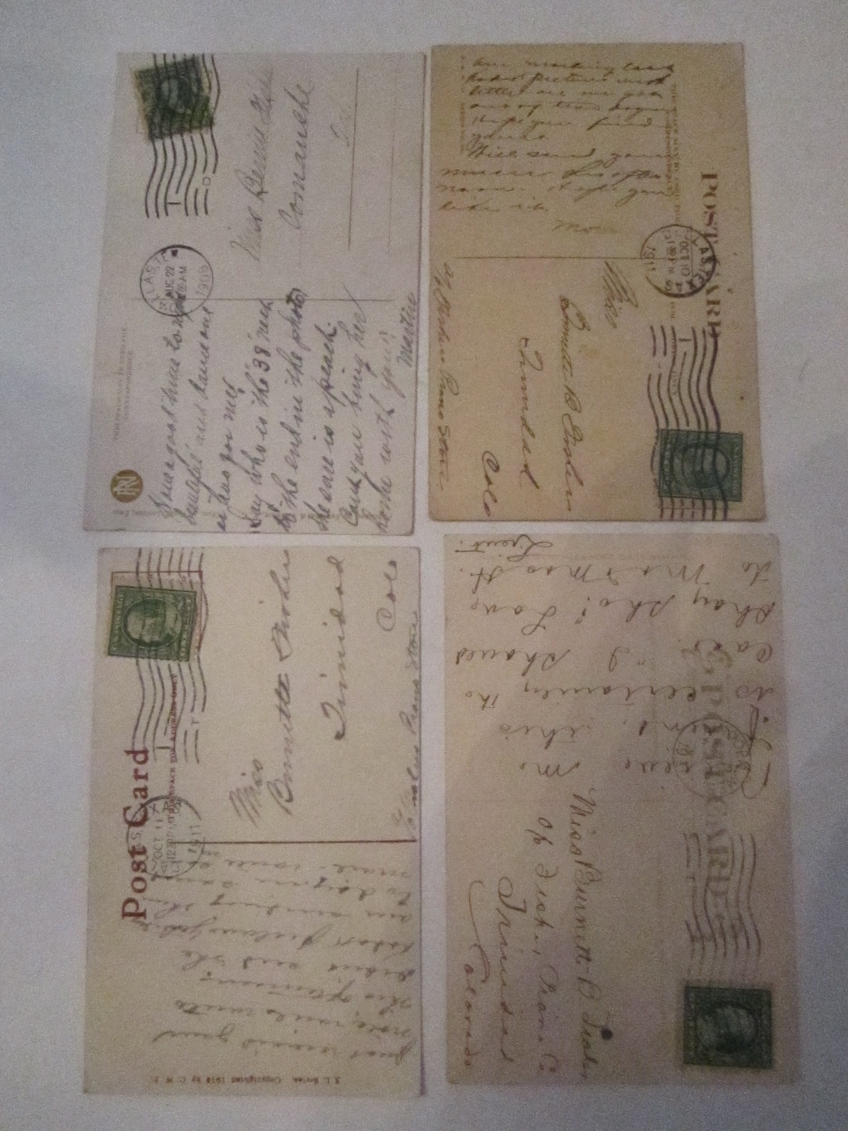 20 VINTAGE POSTCARDS – VARIOUS ARTISTS – PRE 1911 – COLLECTIBLE – LOT H TUB ABC