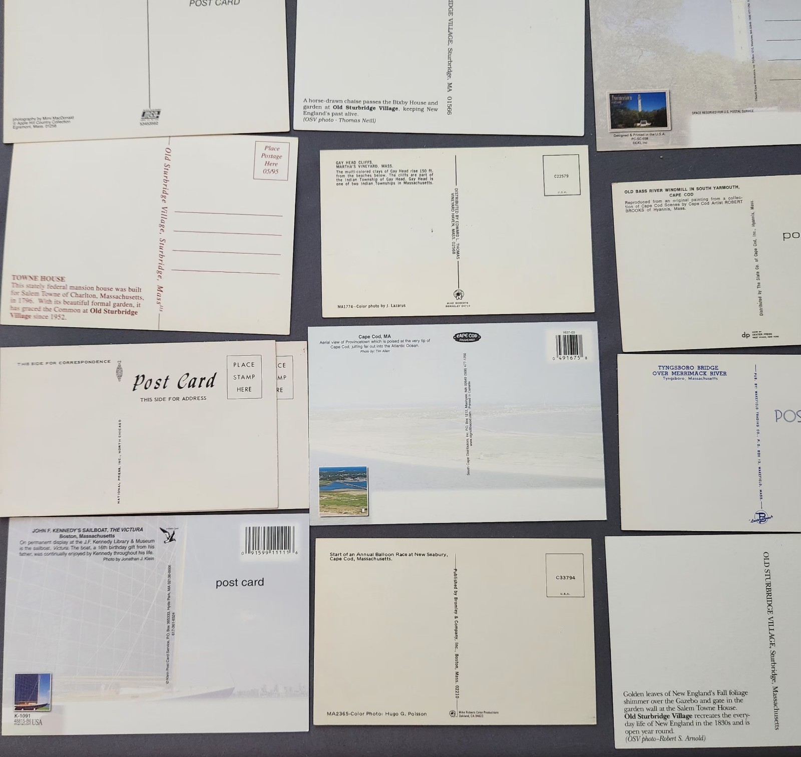 Lot of 42 Massachusetts Postcard Nature Cities Landmark 1950-2000’s Mix Vtg