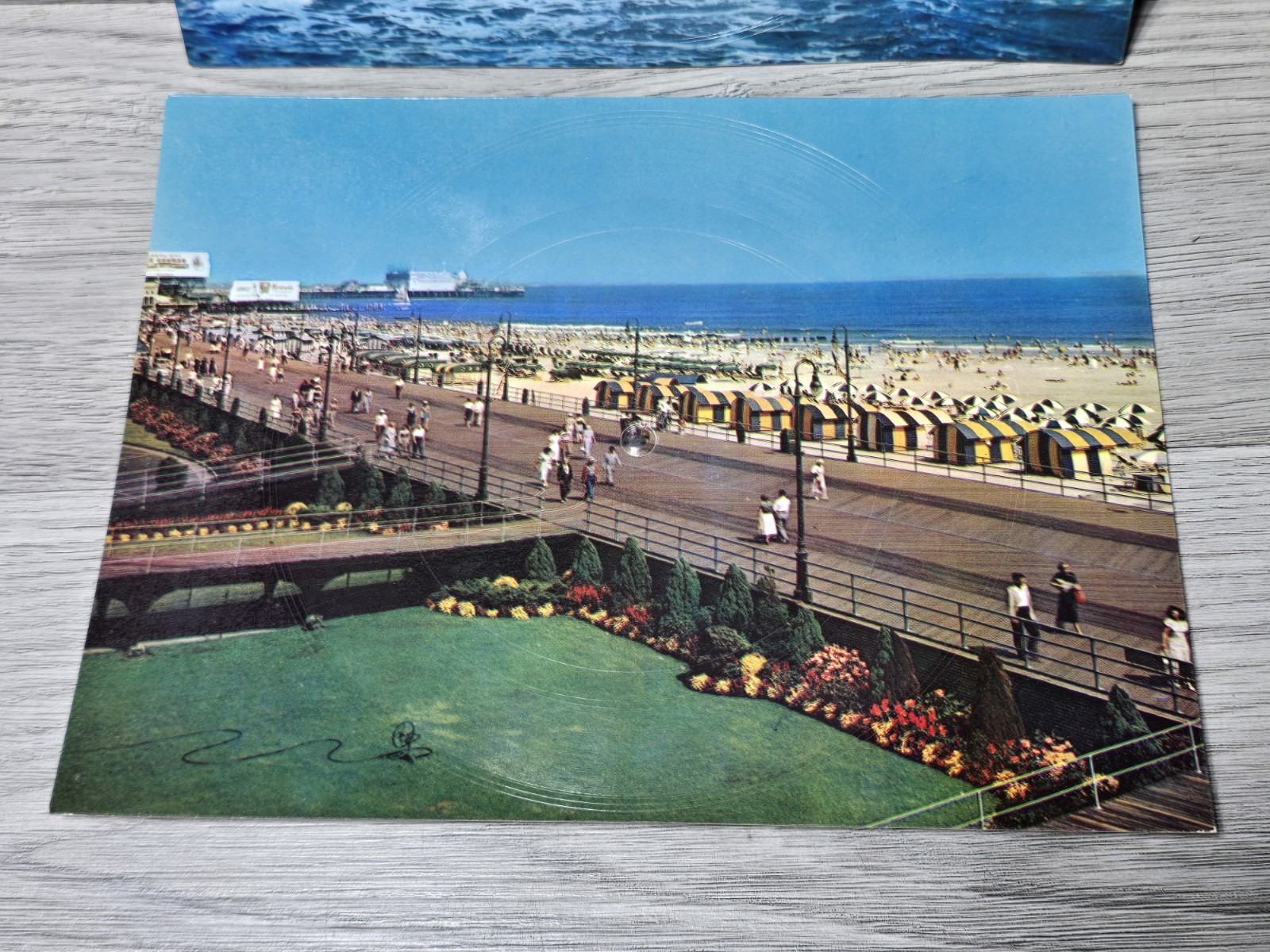 Lot of 2 1950s Atlantic City N.J. Talking Postcards 33 1/3 RPM Records