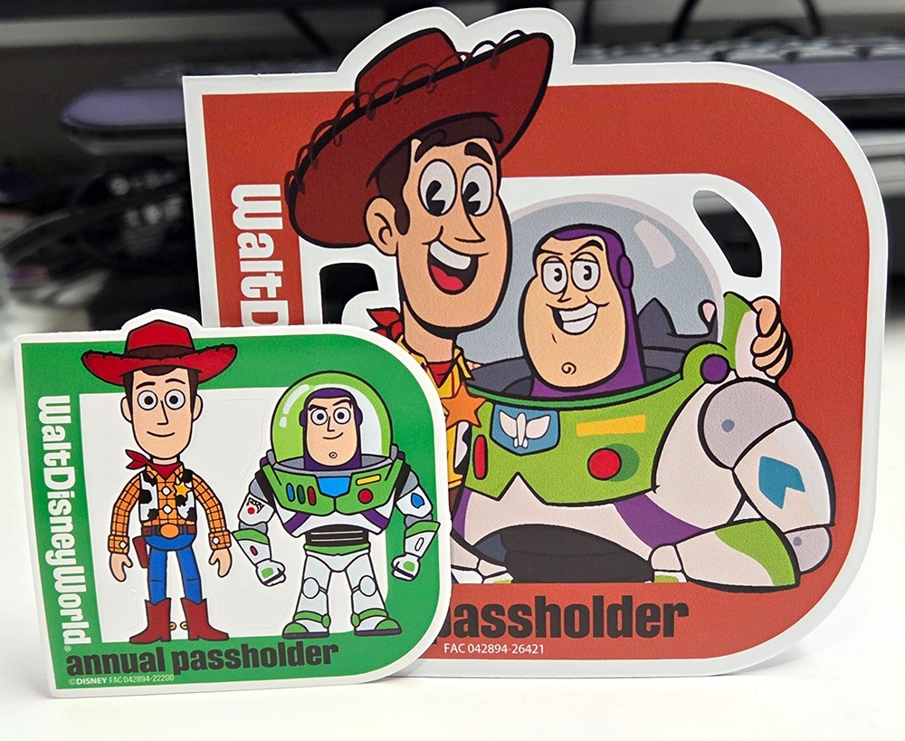 2026 WDW Disney Annual Passholder Toy Story Magnet-Buzz and Woody *Aftermarket!*