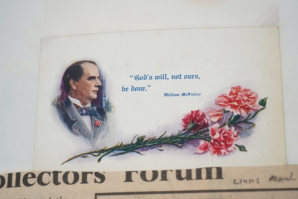 US 1900s–1980s WILLIAM McKINLEY COLLECTION OF 300+ POSTCARDS MINT & USED