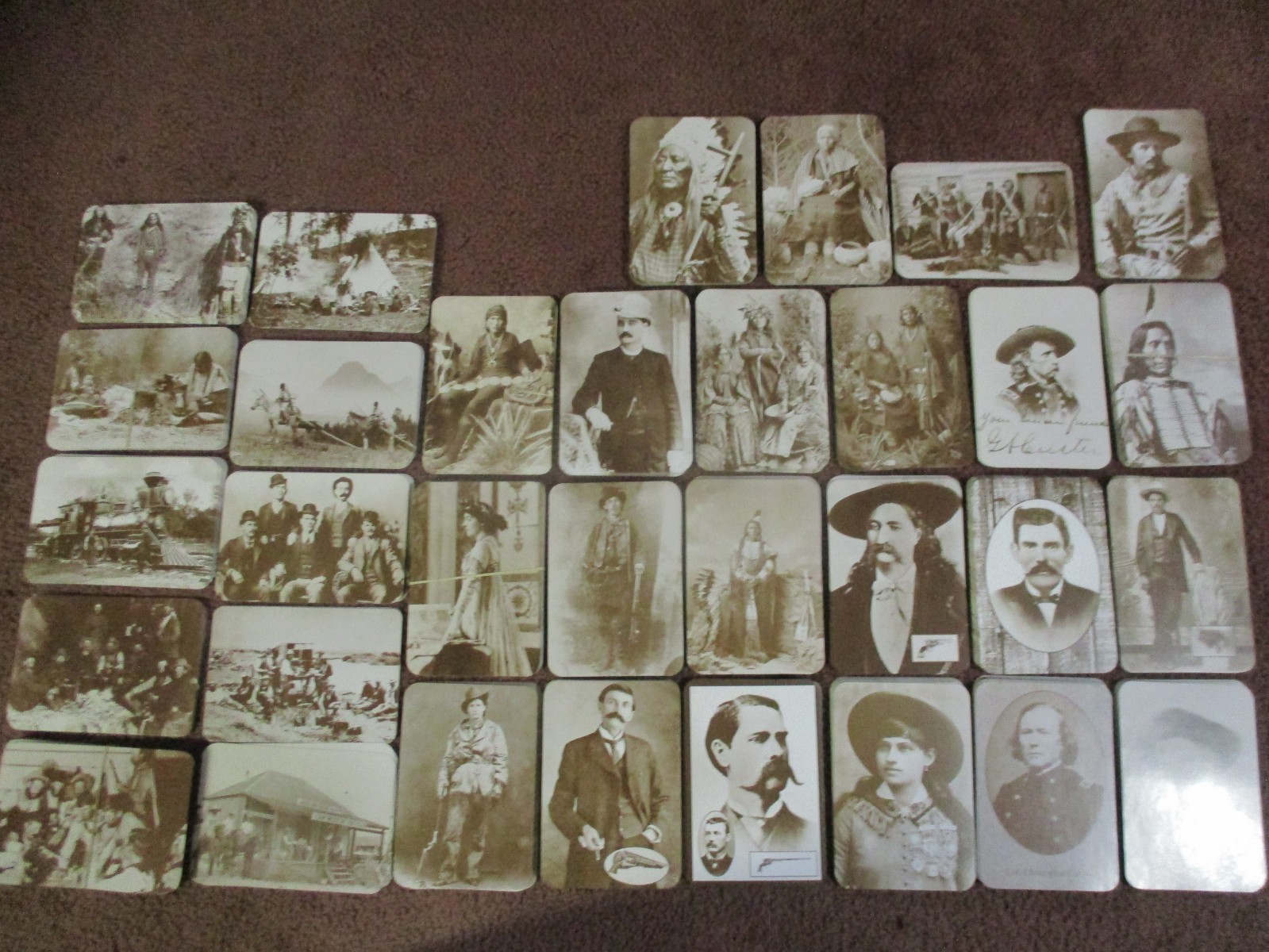 Old West Collection Series Postcard Lot of 32