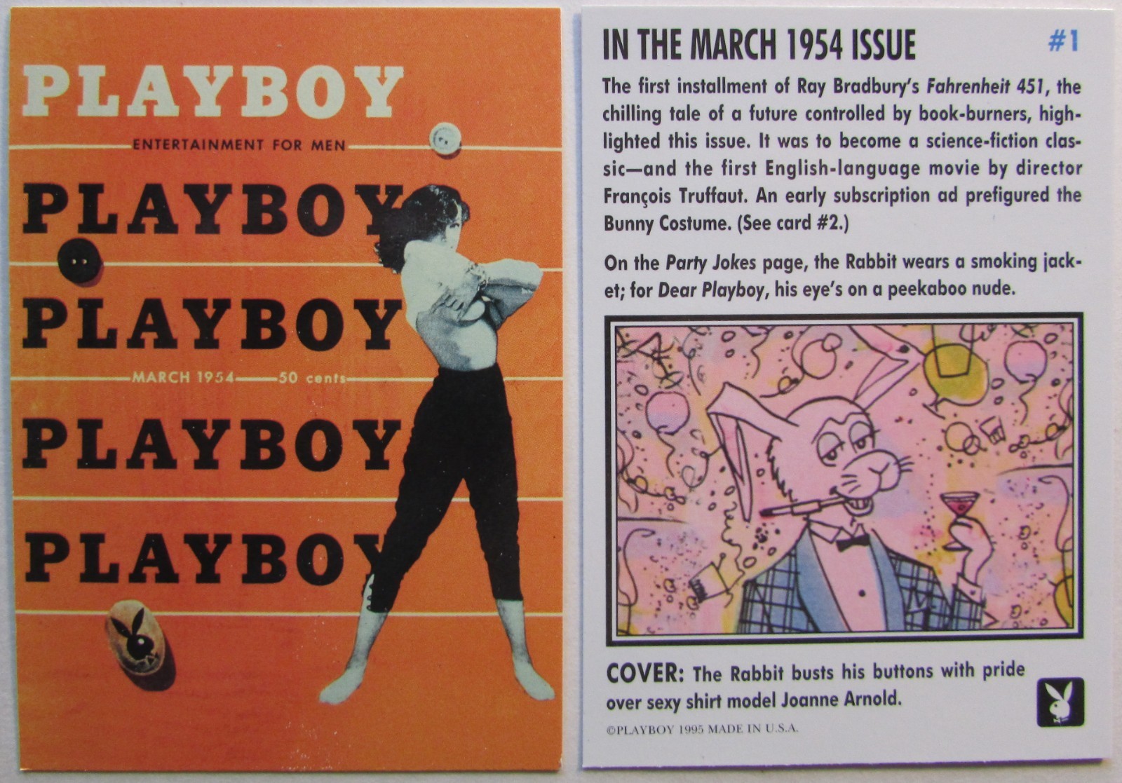 Playboy Centerfold Cards March Edition – sold singly – take your pick