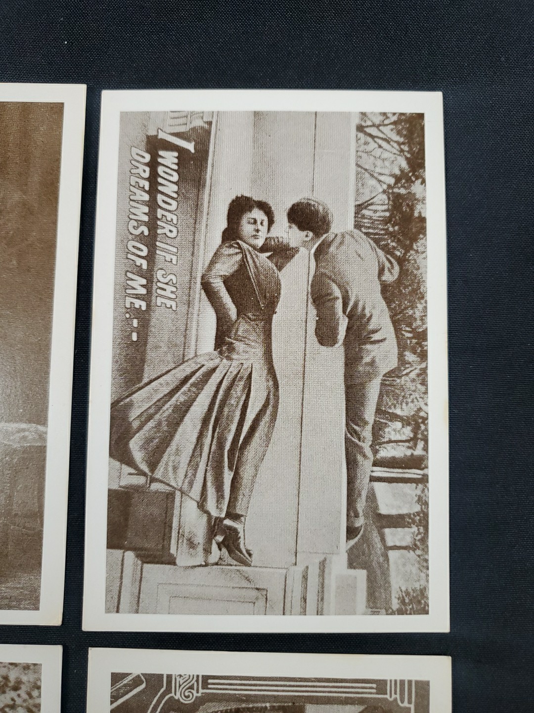 Popular Products Post Card Romantic Couple Date Kiss Unused Lot #4 See Pics