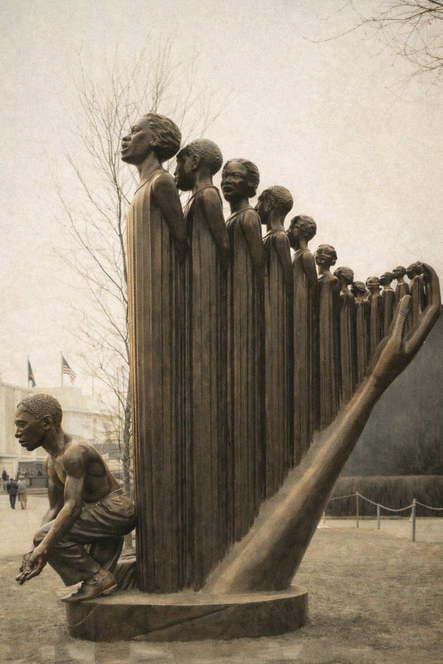Modern Postcard Lift Every Voice The Harp Augusta Savage NY World’s Fair D966