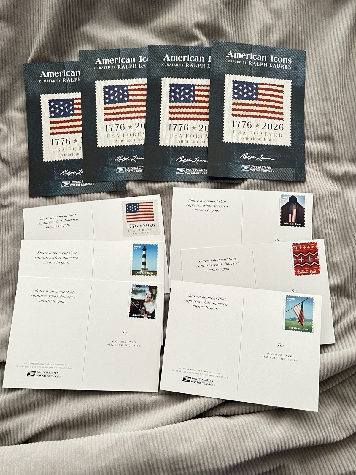 POLO RALPH LAUREN USA American Icons Postcards Set of 10 + Summer 2026 Newspaper