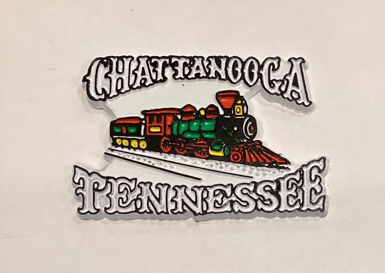 Chattanooga Choo Choo Train Railroad Tennessee Rubber Fridge Magnet P1